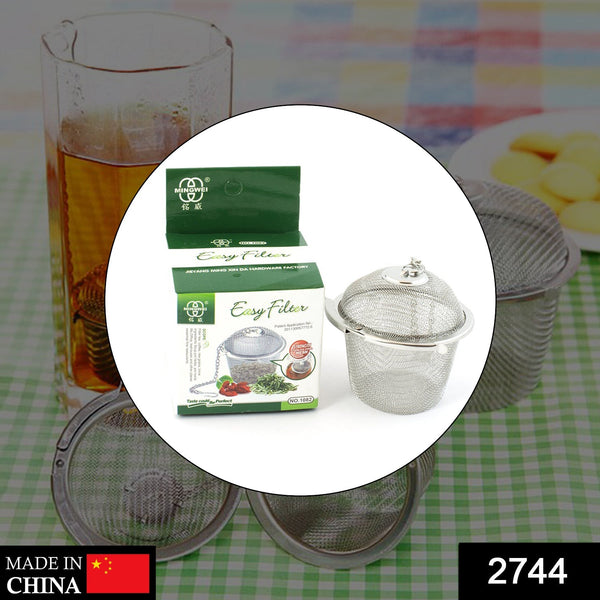 2744 ss easy tea filter used for filtering tea purposes while making it in all kinds of official and household kitchen places etc