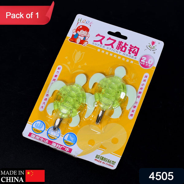 4505 turtle strong adhesive hook wall hooks high quality premium hook for home office multiuse hook 1 pkt