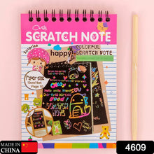 4609 crafts rainbow art scratch paper book sheets