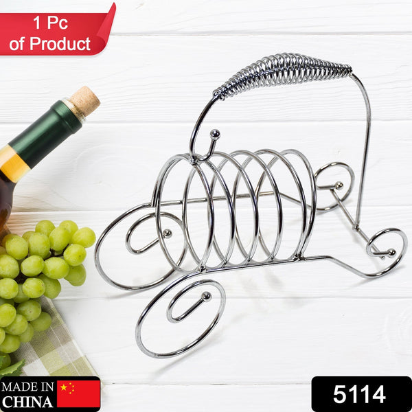 5114 metal wedding party spring decor wine bottle rack standing holder copper tone stainless steel