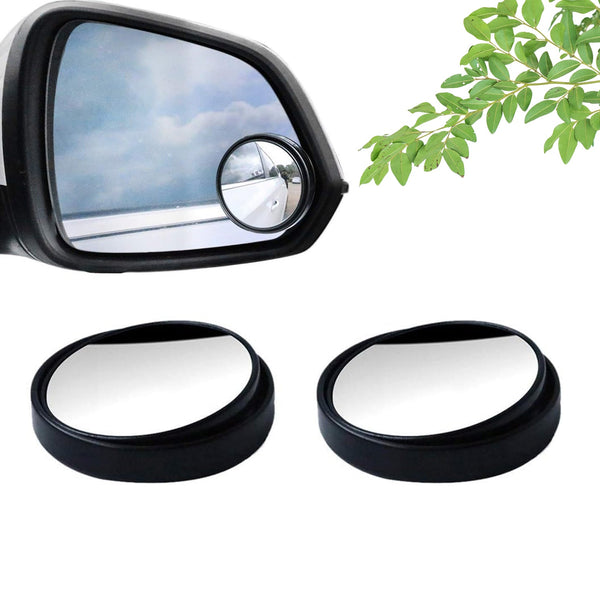 360degree blind spot round wide angle adjustable convex rear view mirror pack of 2