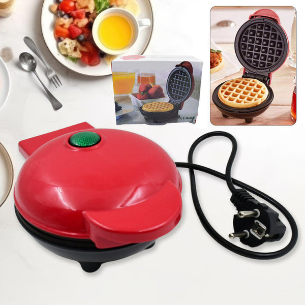 Mini Waffle Maker Machine Waffle Iron Home Appliances Kitchen Gift Easy To Clean, On-Stick Surfaces, Perfect Breakfast, Dessert, Sandwich, Pan Cakes, Paninis / Other Snacks Machine