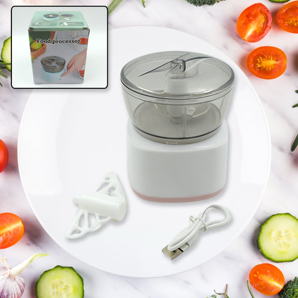 5769 portable mini food processor chopper electric veggie chopper 3 blades with charching cable type c vegetable chopper garlic chopper food grinder for chopping ginger pepper chili onion fruit meat
