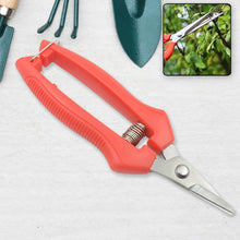 9135 heavy duty stainless steel cutter non slip trimming scissors durable not easy to wear for gardening pruning of fruit trees flowers and plants with plastic packing