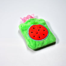 watermelon small hot water bag with cover for pain relief
