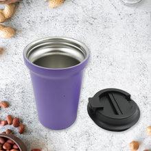 12524 stainless steel vacuum insulated coffee cups double walled travel mug car coffee mug with leak proof lid reusable thermal cup for hot cold drinks coffee tea 1 pc 350ml