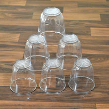 8125 ganesh lily glass break resistant plastic set of 6pcs 300 ml