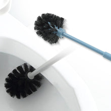1338 plastic round toilet cleaner brush plastic bathroom cleaner round hockey stick shape toilet brush