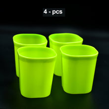 2426 Plastic Drinking Glass Set For Drinking Milk Water Juice (Pack of 4) 