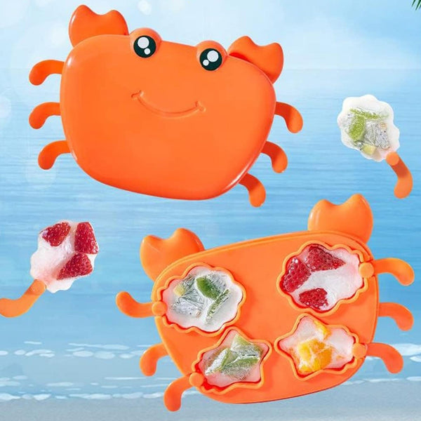 crab shaped ice popsicle mold