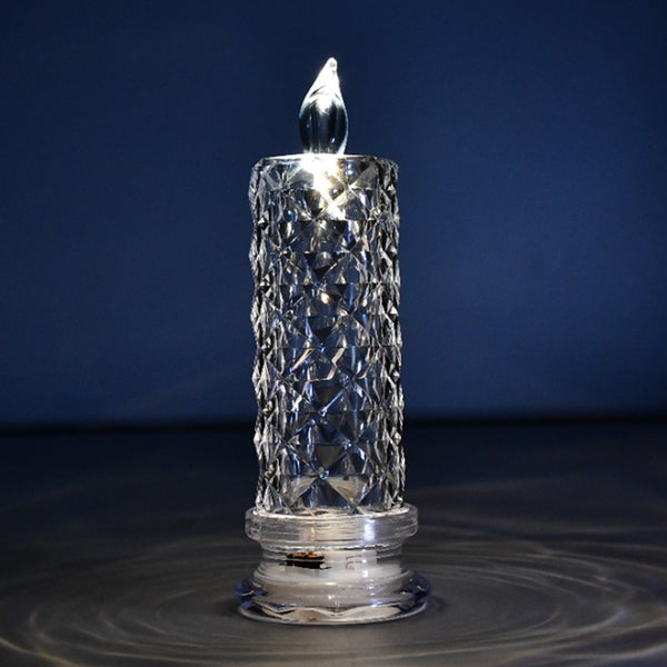 6241a rose candles for home decoration crystal candle lights
