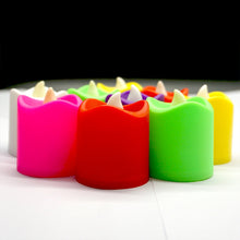 6425 24pcs festival decorative led tealight candles battery operated candle ideal for party wedding birthday gifts multi color 1