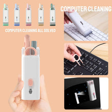 6462 7 In 1 Electronic Cleaner Kit, Cleaning Kit For Monitor Keyboard Airpods, Screen Dust Brush Including Soft Sweep, Swipe, Airpod Cleaner Pen, Key Puller And Spray Bottle   02 - F4mart