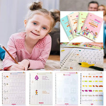 8075 4 pc magic copybook widely used by kids children s and even adults also to write down important things over it while emergencies etc