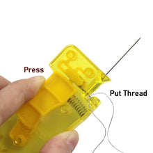 8456 needle threader stylish appearance comfortable grip lightweight portable automatic needle threader for sewing for home 1 pc