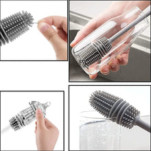6151 bottle cleaning brush widely used in all types of household kitchen purposes for cleaning and washing bottles from inside perfectly and easily