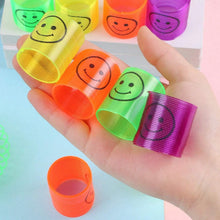 17745 smiley multicolor spring spring toys slinky slinky spring toy toy for kids for birthdays compact and portable easy to carry 1 pc