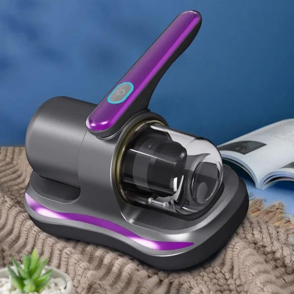 0227 powerful suction portable handheld vacuum cleaner low noise vacuum cleaner for bed cordless vacuum cleaner for car seat crevices pillows mattresses sofas wireless anti dust and mite cleaner