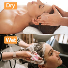 1469 hair scalp massager shampoo brush scalp care hair wash brush silicone comb shampoo brush 1 pc