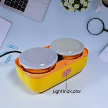 2944 2layer electric lunch box for office portable lunch warmer with removable 4 stainless steel container