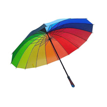 9105 rainbow umbrella for men women multicolor
