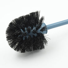 1338 plastic round toilet cleaner brush plastic bathroom cleaner round hockey stick shape toilet brush