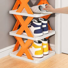 9065 5 layer shoes stand shoe tower rack suit for small spaces closet small entryway easy assembly and stable in structure corner storage cabinet for saving space