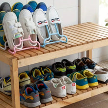 8546 Multi-Function Shelf Drying Rack Shoe Rack Stand Hanger Shoes Hanging Storage Wardrobe Organizer Rack, Shoe Organizer Stand Closet Shoe Organizer Shoe Holder (2 Pc Set) - F4mart