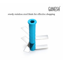 8107 ganesh master chopper with 5 stainless steel blades xl large jumbo chopper 900 ml