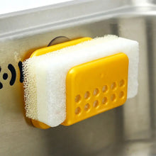 4112 self adhesive sponge holder no drilling soap holder for shower bathroom kitchen sponge holder kitchen sink organizer sink caddy soap holder spoon rest multipurpose use