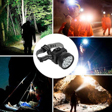 7519 head lamp 13 led long range rechargeable headlamp adjustment lamp use for farmers fishing camping hiking trekking cycling 01