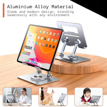 12727 aluminum alloy 360 rotating bracket adjustable laptop stand portable foldable ergonomic laptop support