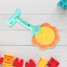 baby silicone teether fruit teether for toddlers 100 food grade silicone teether non toxic latex free suitable for kids above 3 months sunflower moon shape1 pc