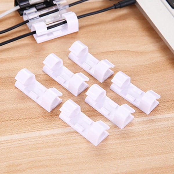 9502 plastic clips stronger adhesive tape cable manager wire manager wire clamp wire clips for cable cable organizer cord holder cord clips for car office and home 20 pcs set