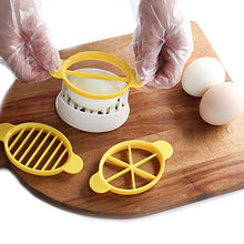 10022 Egg Slicer, 3 in 1 Boiled Egg Slicer, Egg Slicer, Preserved Egg Slicer, Home Restaurant Kitchen Tool (1 Pc)