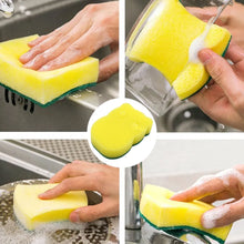 heavy duty scrub sponge non scratch super absorbent cleaning kitchen sponges sponge scourers multi use for kitchen bathroom furniture dishes steel wash