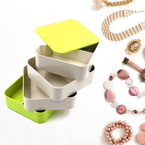 4700 4 layers jewelry box 360 degree rotating jewelry box jewelry and earring organizer box accessory storage box