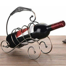 5114 metal wedding party spring decor wine bottle rack standing holder copper tone stainless steel