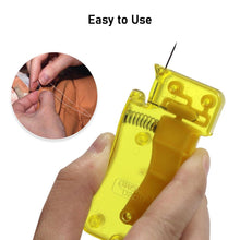 8456 needle threader stylish appearance comfortable grip lightweight portable automatic needle threader for sewing for home 1 pc