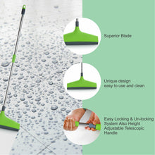 8709a adjustable bathroom floor stainless steel rod wiper plastic floor wiper