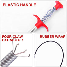 1622 multifunctional cleaning claw pilpe cleaner drainage block remover drain spring pipe dredging tool drain cleaning tool for hair drain drain cleaner sticks drain pipe clearer 90 cm
