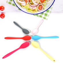 Multipurpose Silicone Spoon, Silicone Basting Spoon Non-Stick Kitchen Utensils Household Gadgets Heat-Resistant Non Stick Spoons Kitchen Cookware Items For Cooking And Baking (6 Pcs Set) - F4mart