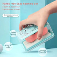 6296 2 in 1 portable soap dish soap dispenser with roller and drain holes multifunctional soap holder foaming soap bar box for home kitchen bathroom 1