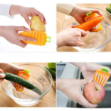 2909 vegetable scrubbing brush vegetable scrubber non toxic fruit brush carrot shape vegetable brush for potato for vegetable