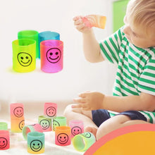 17745 smiley multicolor spring spring toys slinky slinky spring toy toy for kids for birthdays compact and portable easy to carry 1 pc