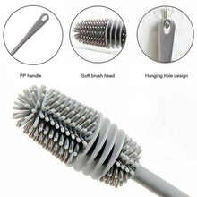 6151 bottle cleaning brush widely used in all types of household kitchen purposes for cleaning and washing bottles from inside perfectly and easily