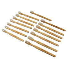13083 Bamboo Wooden Toothbrush Soft Toothbrush Wooden Child Bamboo Toothbrush Biodegradable Manual Toothbrush for Adult, Kids (15 pcs set / With Round Box)
