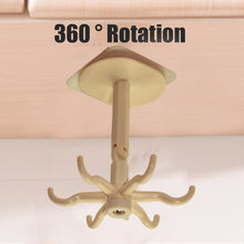 4644 360° Rotating Folding Hook Self-Adhesive Waterproof Wall Mounted Hook 