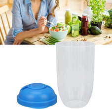 2545 fruit and vegetable salad cups easy clean salad mixing cup for business people for business travel 1pc