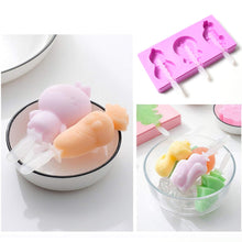 reusable silicone popsicle molds with sticks and lids